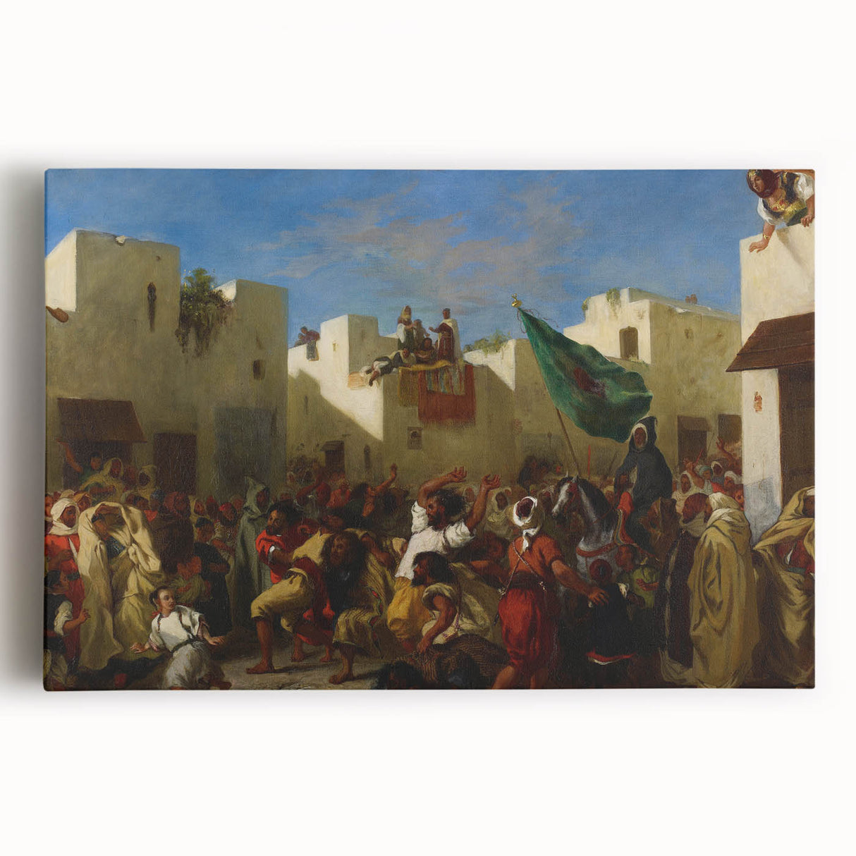 Romanticism Art - Famous Romantic Era Painting of Tangier Scene
