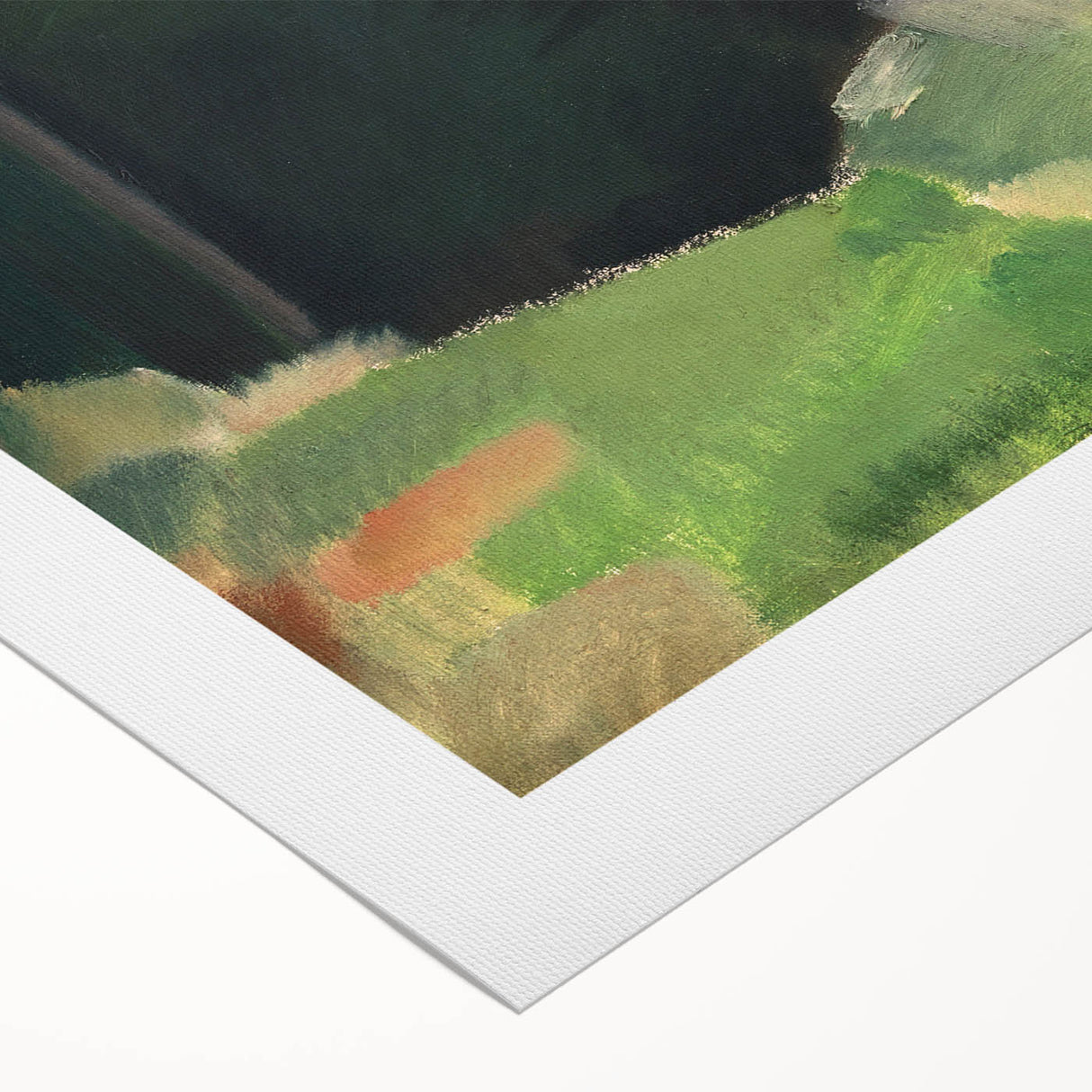 Abstract Modern Art – Bold Lines and Colors on Framed Canvas