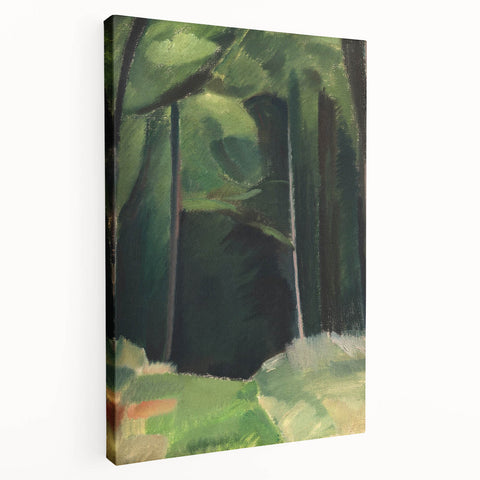 Abstract Modern Art – Bold Lines and Colors on Framed Canvas