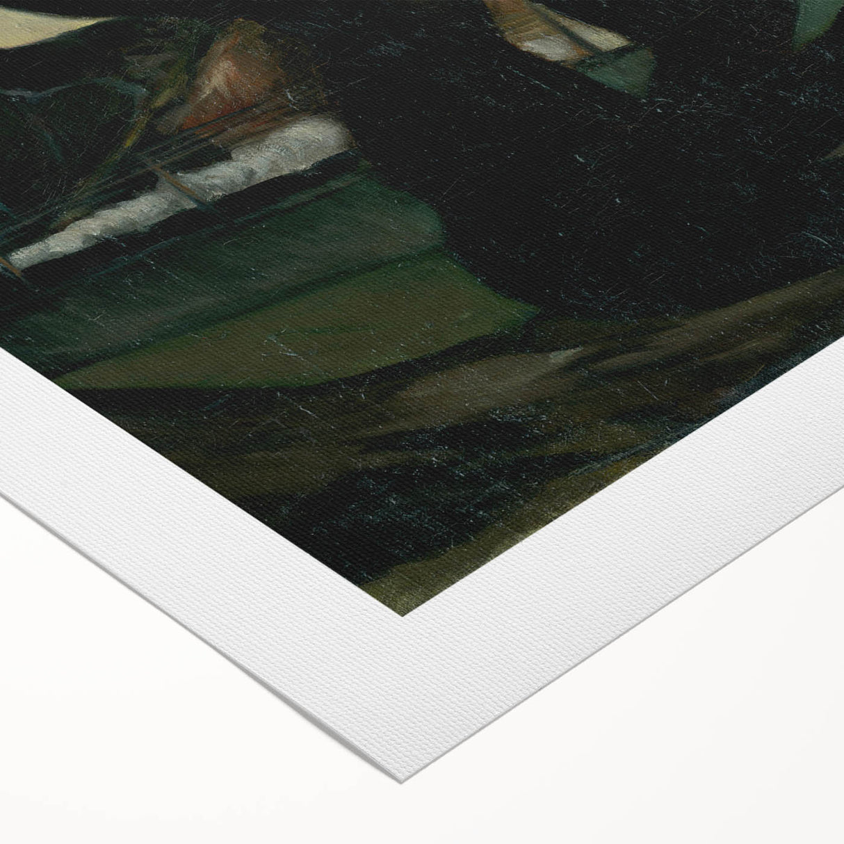 Modern Abstract Art – Geometric Lines on Rolled Canvas