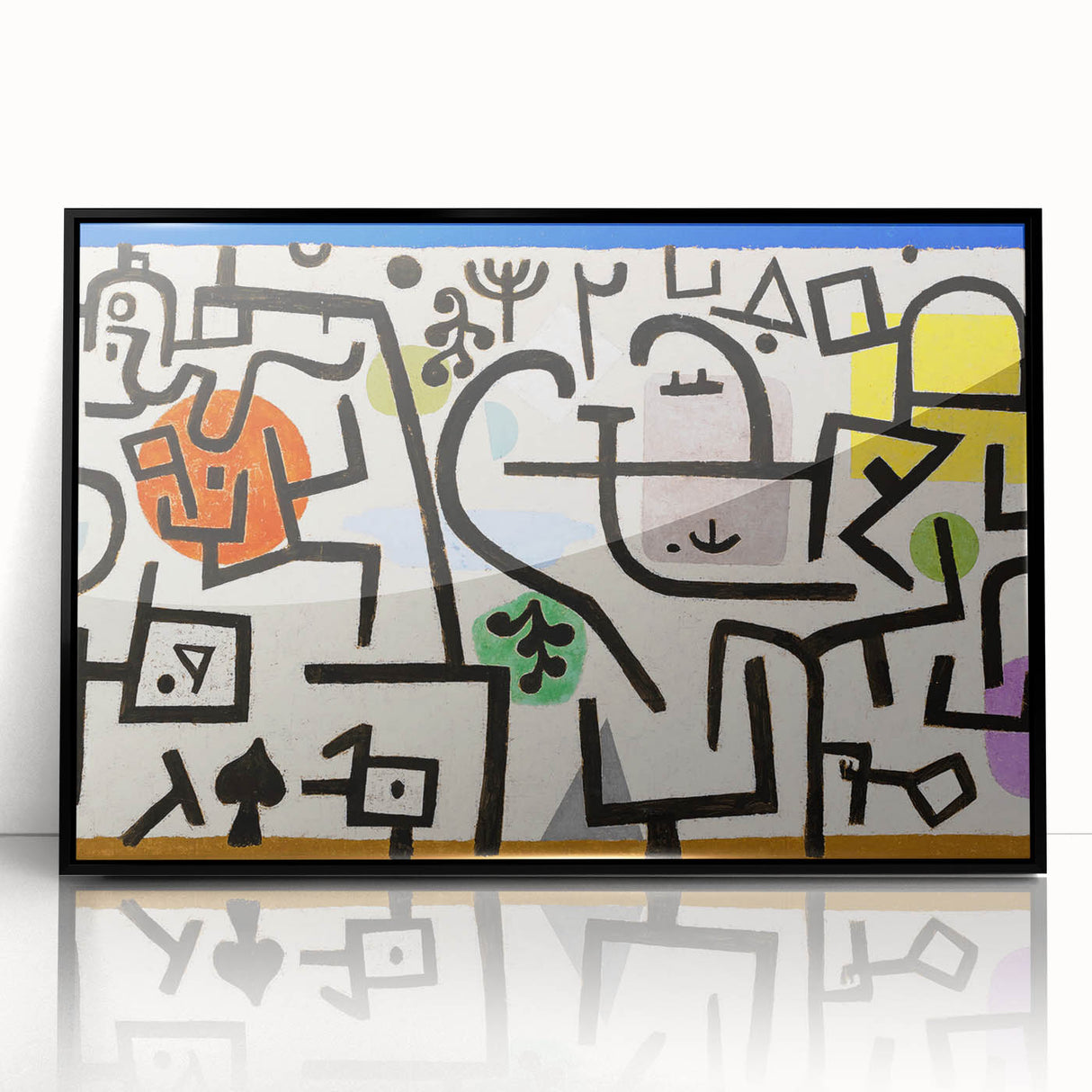 Modern Wall Art - Abstract Geometric Triangle | Contemporary Print