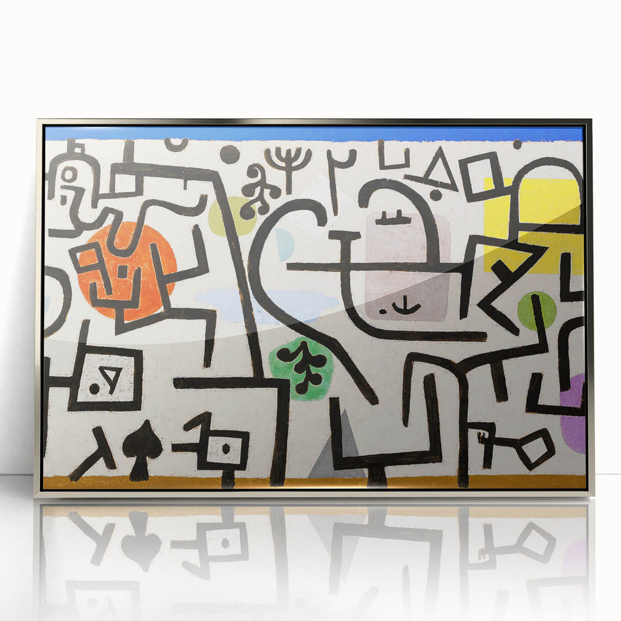 Modern Wall Art - Abstract Geometric Triangle | Contemporary Print