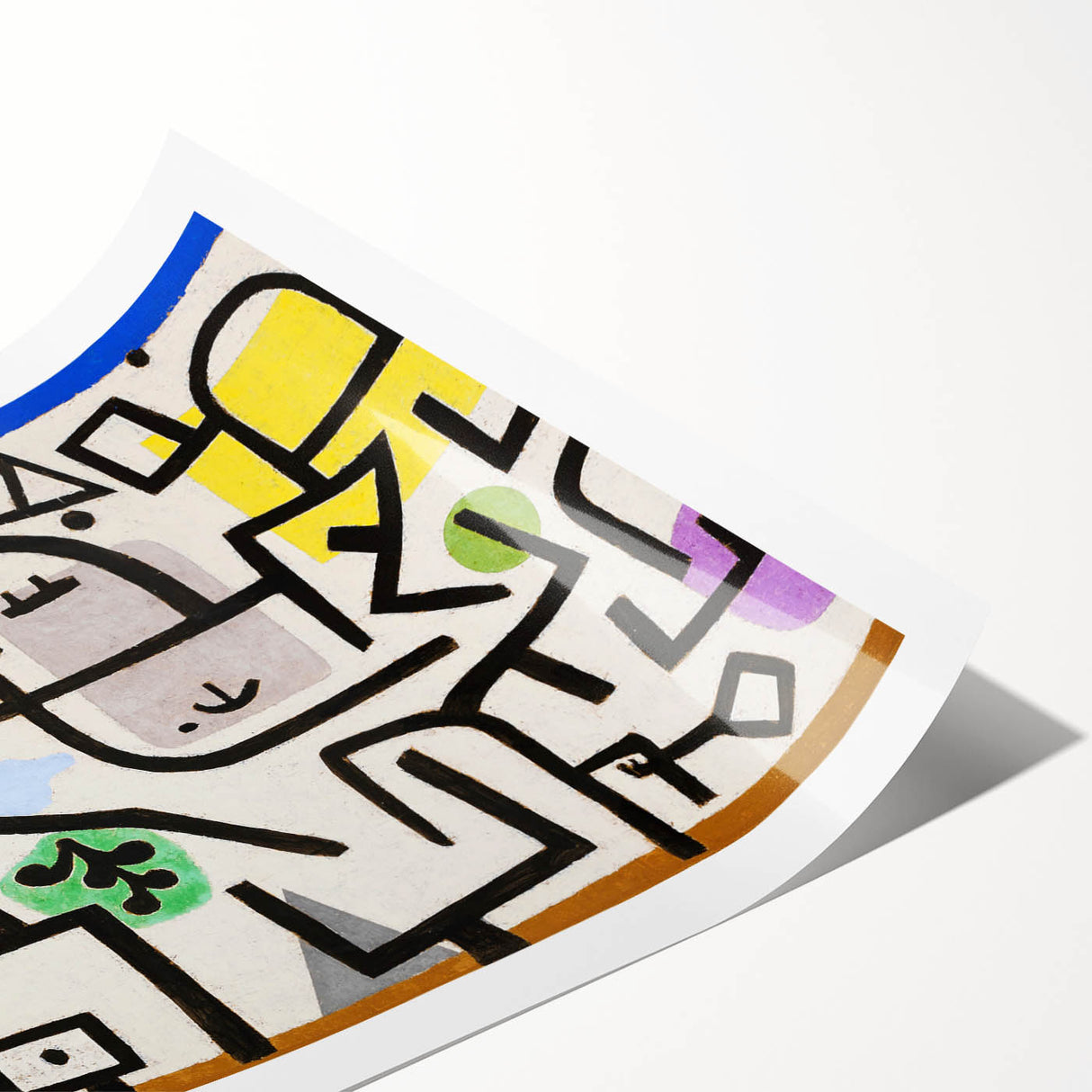 Modern Wall Art - Abstract Geometric Triangle | Contemporary Print