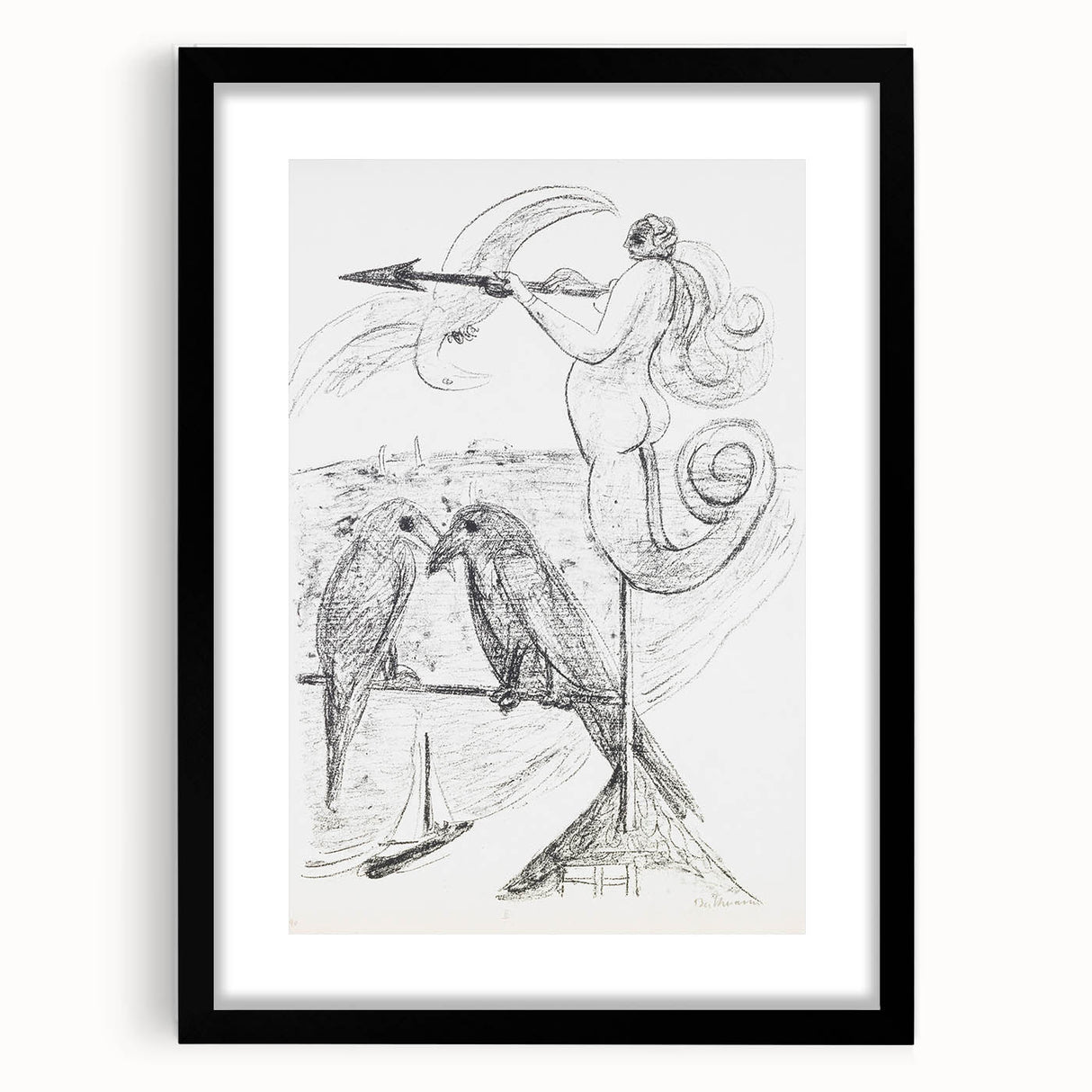 Modern Abstract Art – Bold Geometric Design on Acrylic Glass