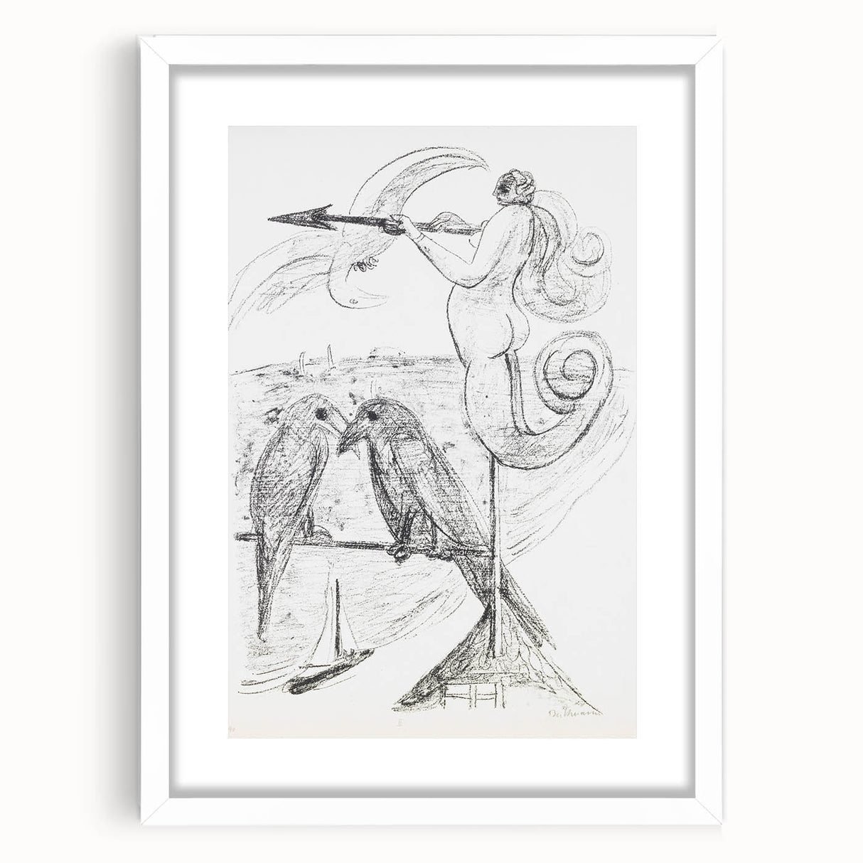 Modern Abstract Art – Bold Geometric Design on Acrylic Glass