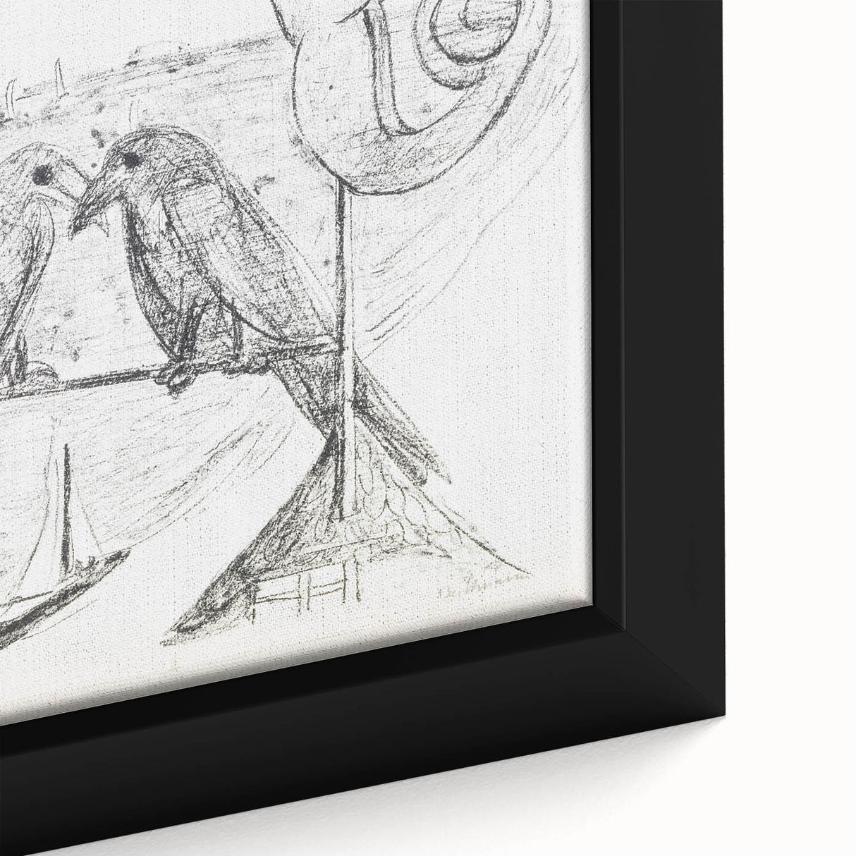 Modern Abstract Art – Bold Geometric Design on Acrylic Glass