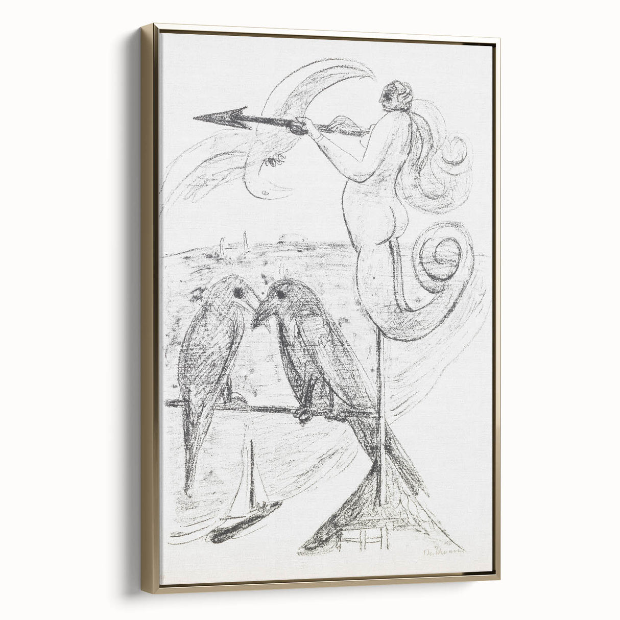 Modern Abstract Art – Bold Geometric Design on Acrylic Glass