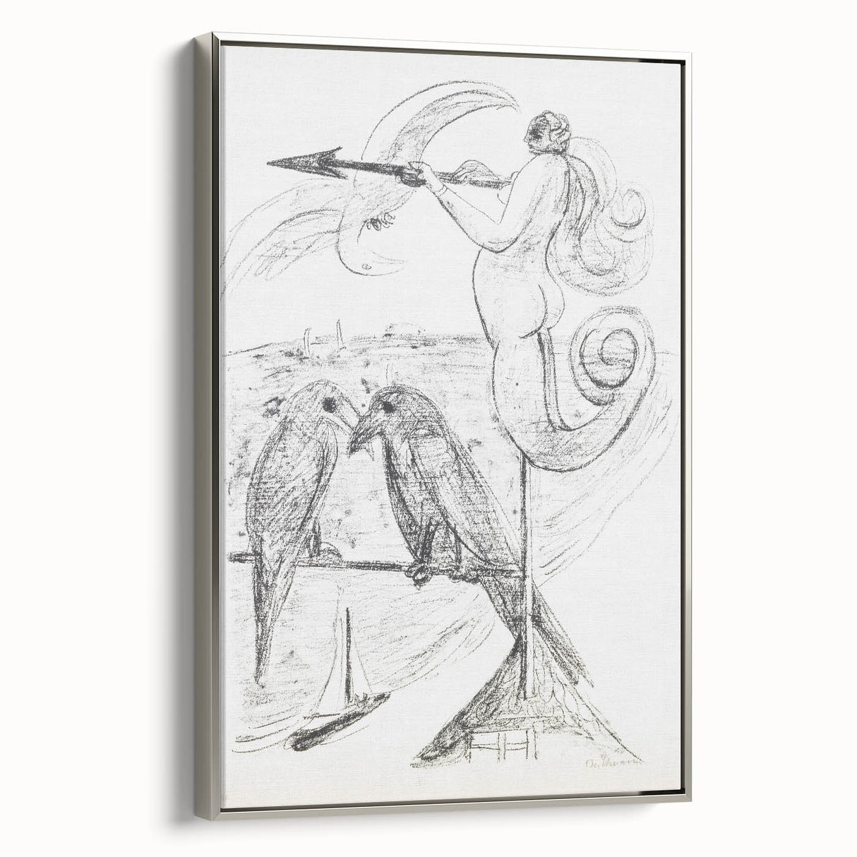 Modern Abstract Art – Bold Geometric Design on Acrylic Glass