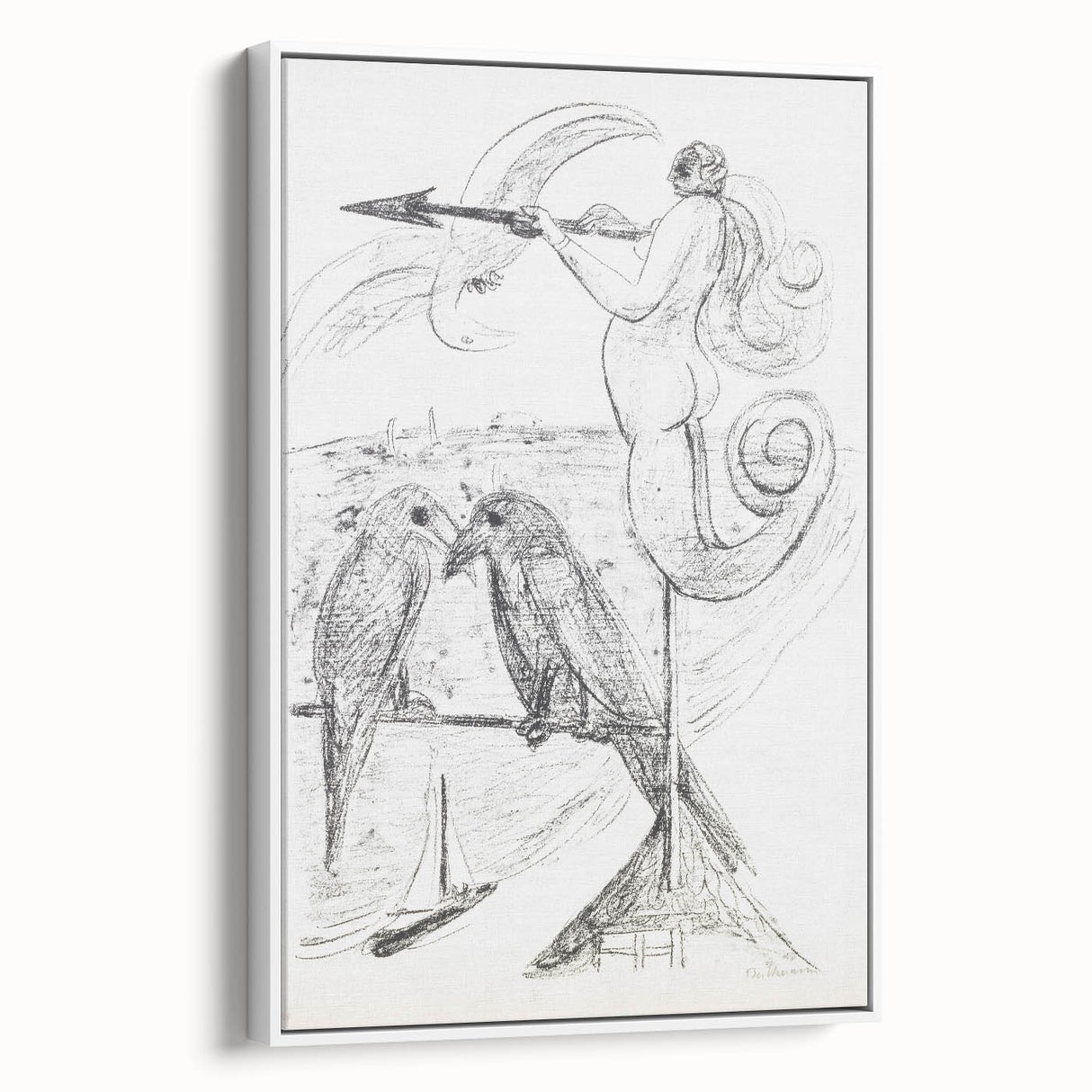 Modern Abstract Art – Bold Geometric Design on Acrylic Glass