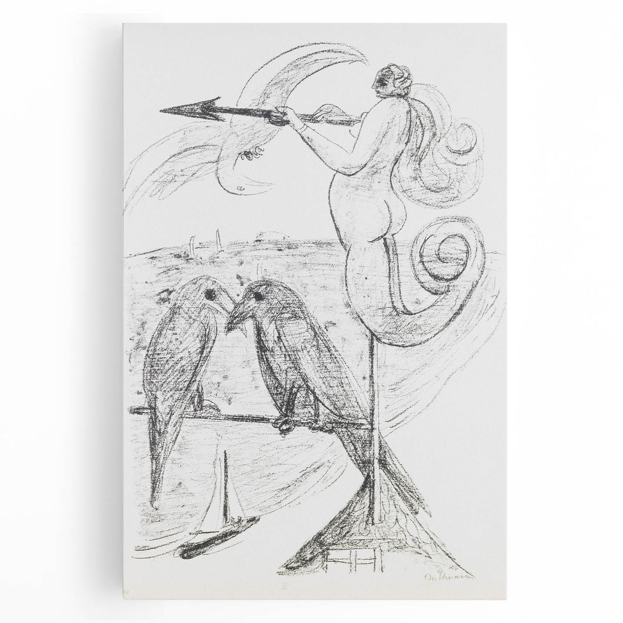 Modern Abstract Art – Bold Geometric Design on Acrylic Glass