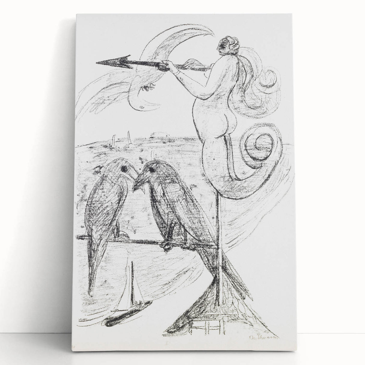 Modern Abstract Art – Bold Geometric Design on Acrylic Glass