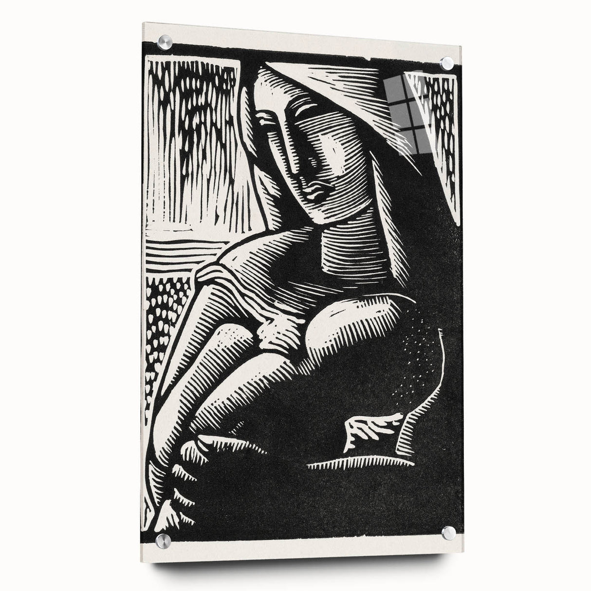 Modern Abstract Art – Colorful Explosion on Stretched Canvas