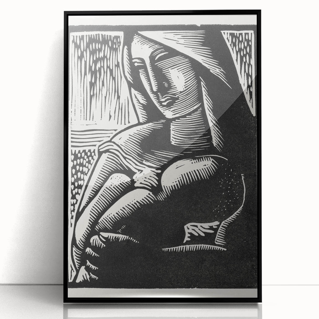 Modern Abstract Art – Colorful Explosion on Stretched Canvas