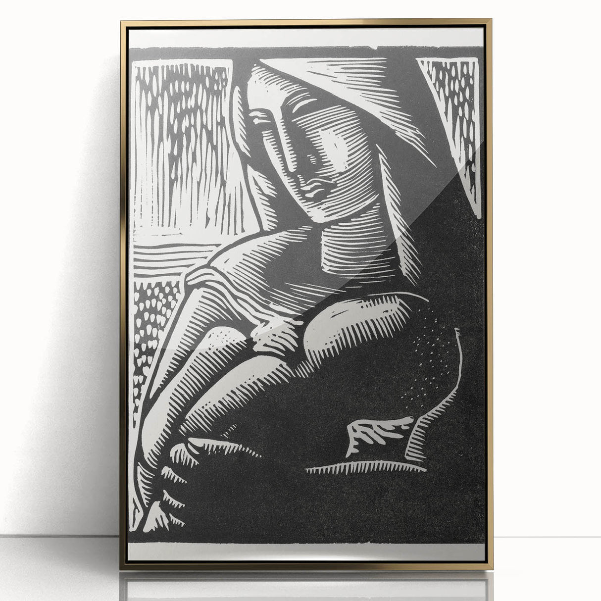 Modern Abstract Art – Colorful Explosion on Stretched Canvas