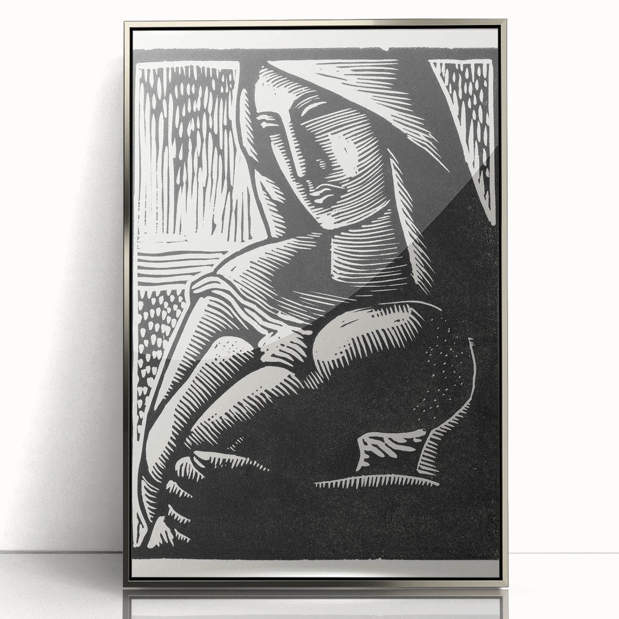 Modern Abstract Art – Colorful Explosion on Stretched Canvas