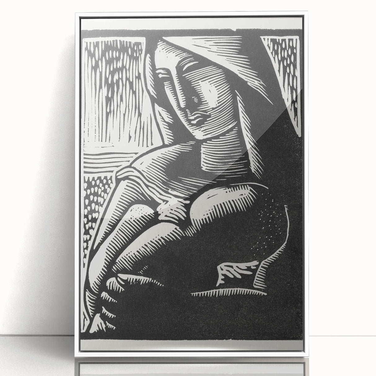 Modern Abstract Art – Colorful Explosion on Stretched Canvas