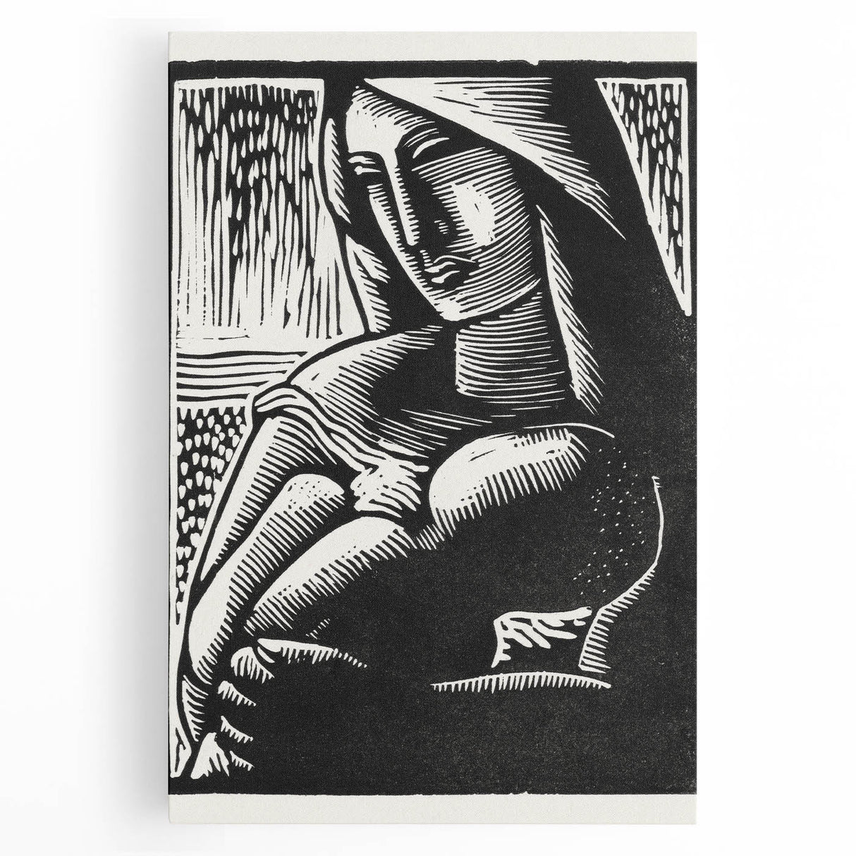 Modern Abstract Art – Colorful Explosion on Stretched Canvas