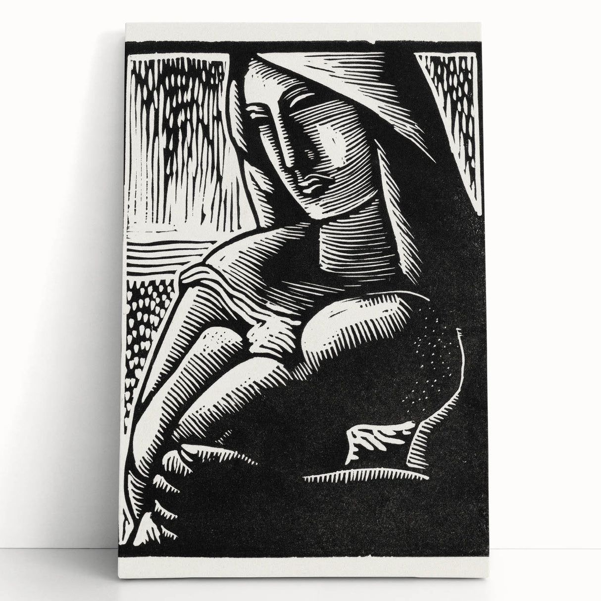 Modern Abstract Art – Colorful Explosion on Stretched Canvas