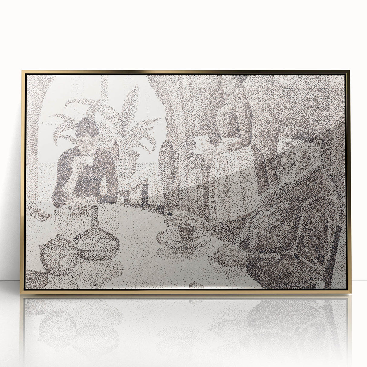 Modern Wall Art - Abstract Dining Room Scene by Paul Signac