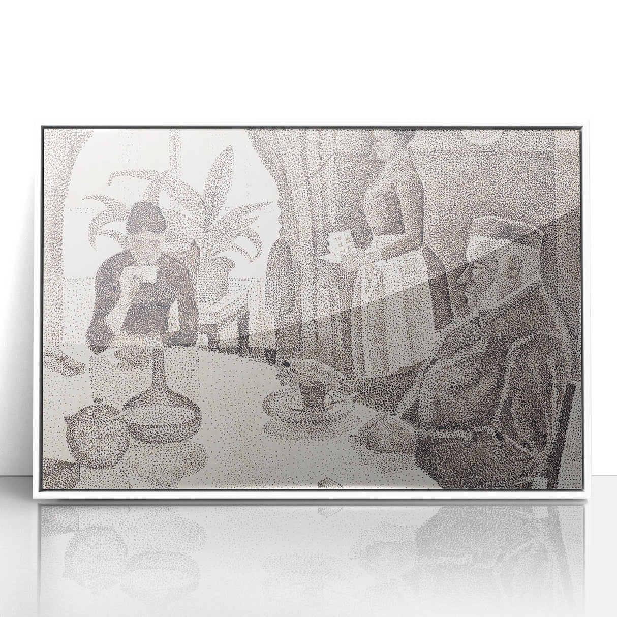 Modern Wall Art - Abstract Dining Room Scene by Paul Signac