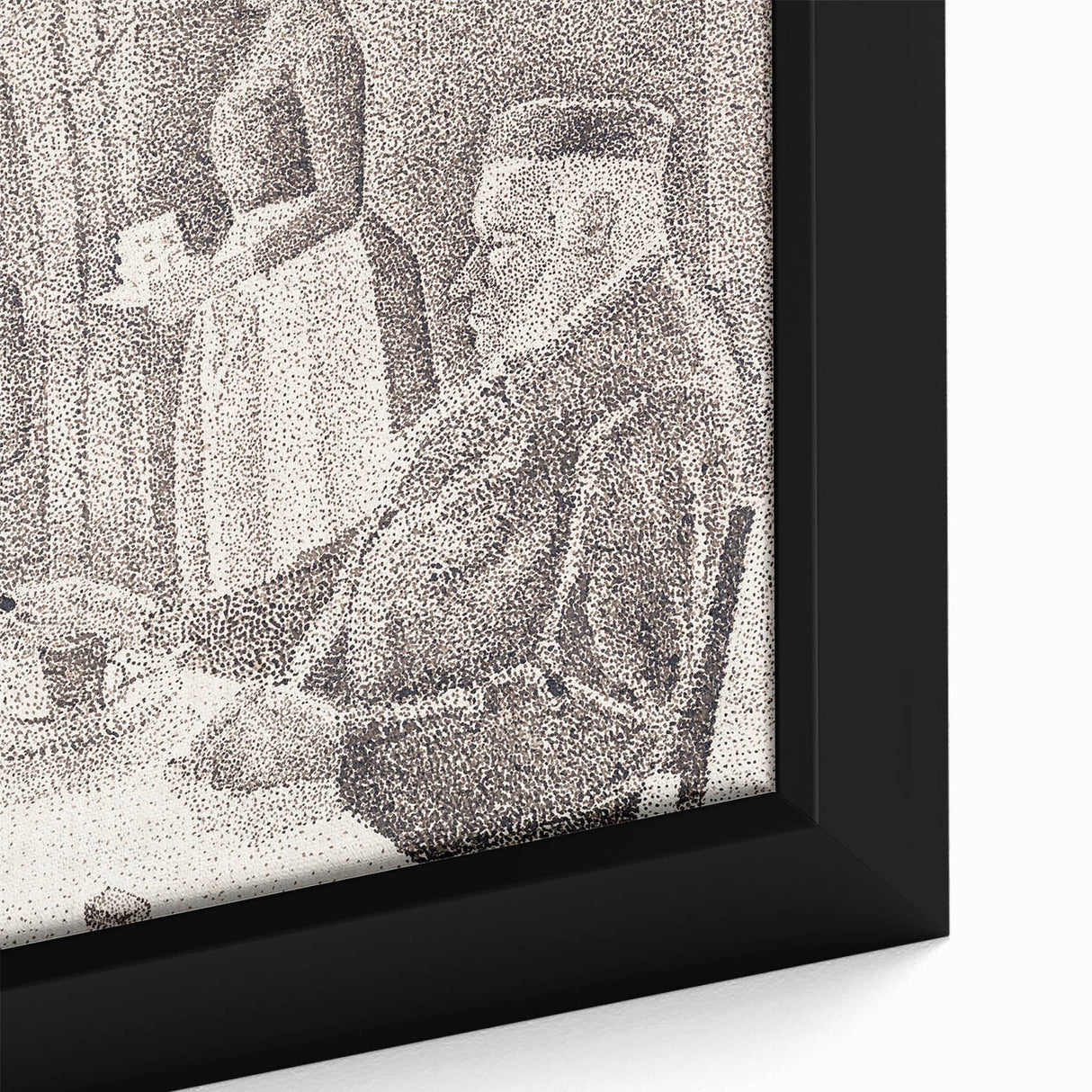 Modern Wall Art - Abstract Dining Room Scene by Paul Signac