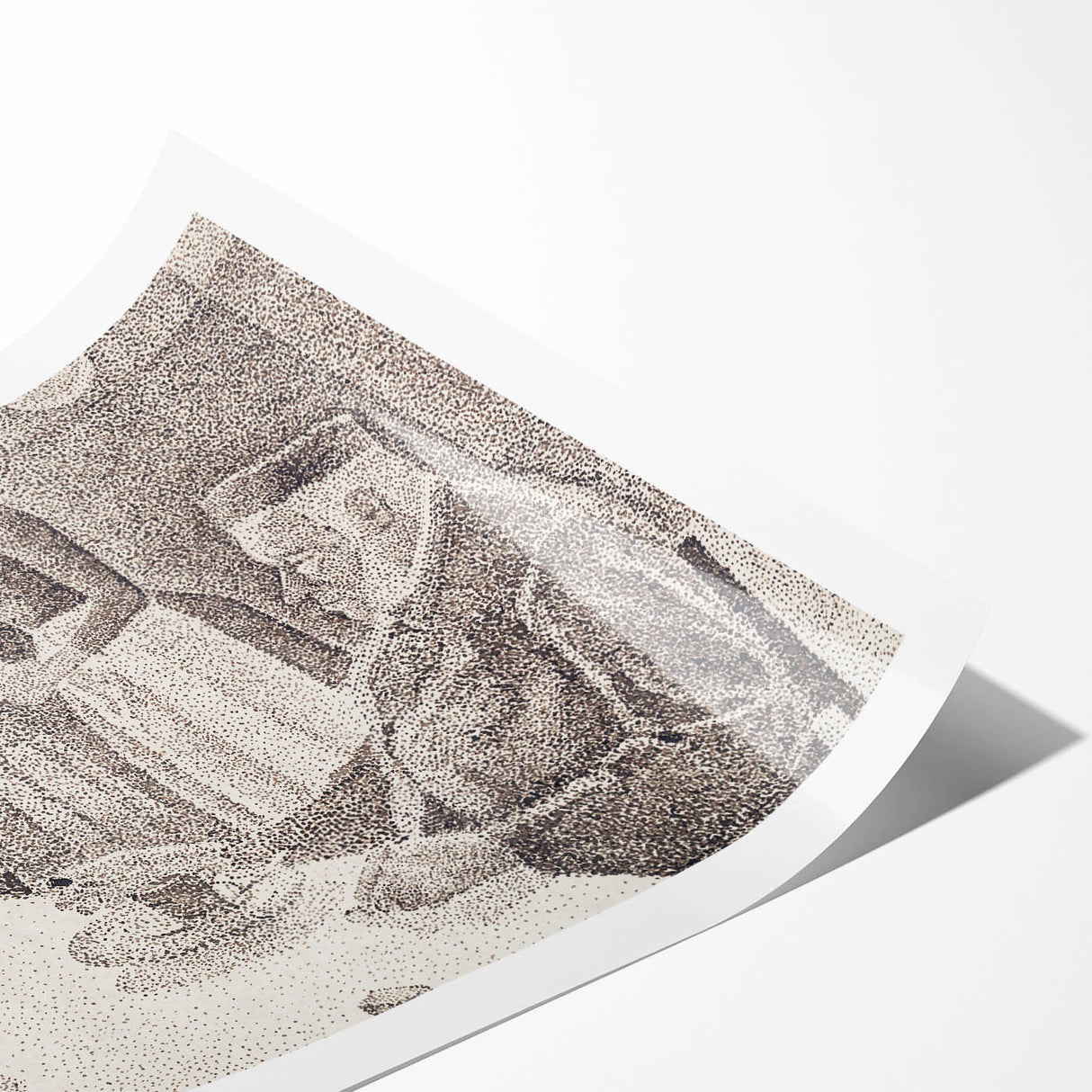 Modern Wall Art - Abstract Dining Room Scene by Paul Signac