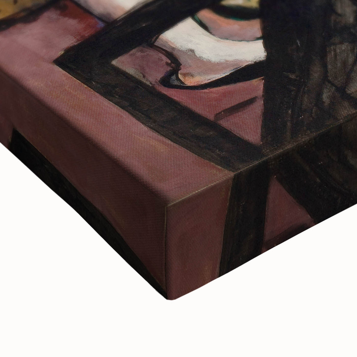 Modern Abstract Art – Organic Flow on Framed Acrylic Glass