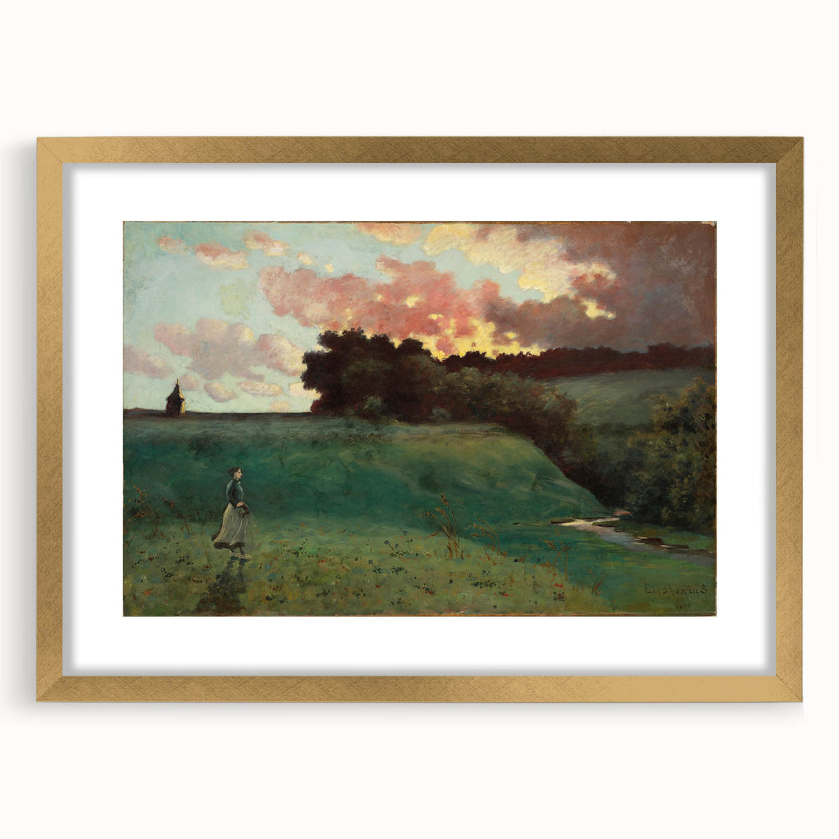 Modern Wall Art - Stormy Landscape by Louis Michel Eilshemius