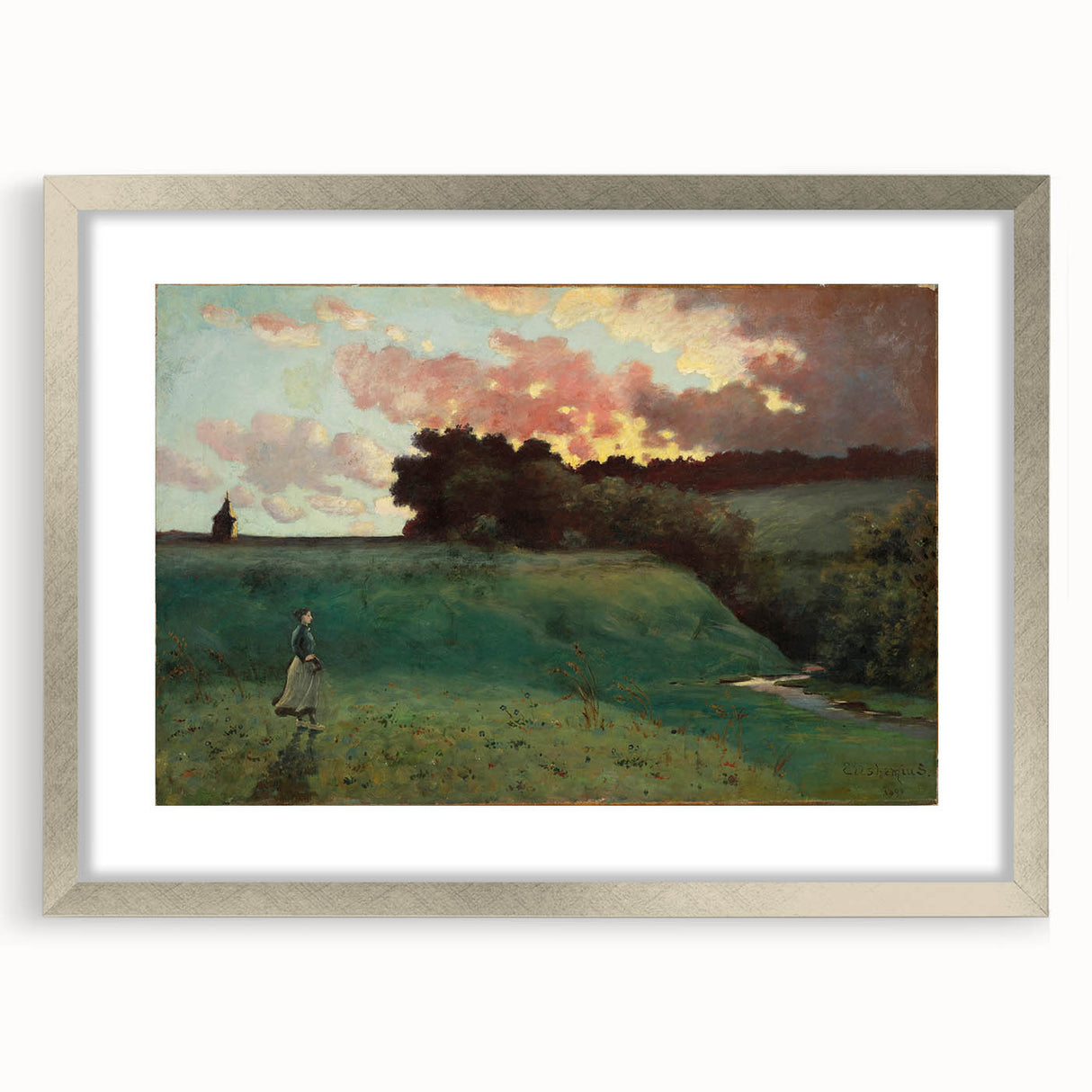 Modern Wall Art - Stormy Landscape by Louis Michel Eilshemius