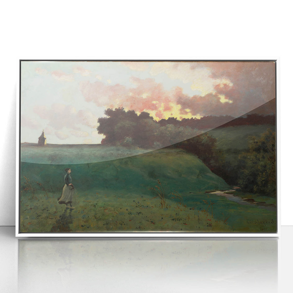 Modern Wall Art - Stormy Landscape by Louis Michel Eilshemius