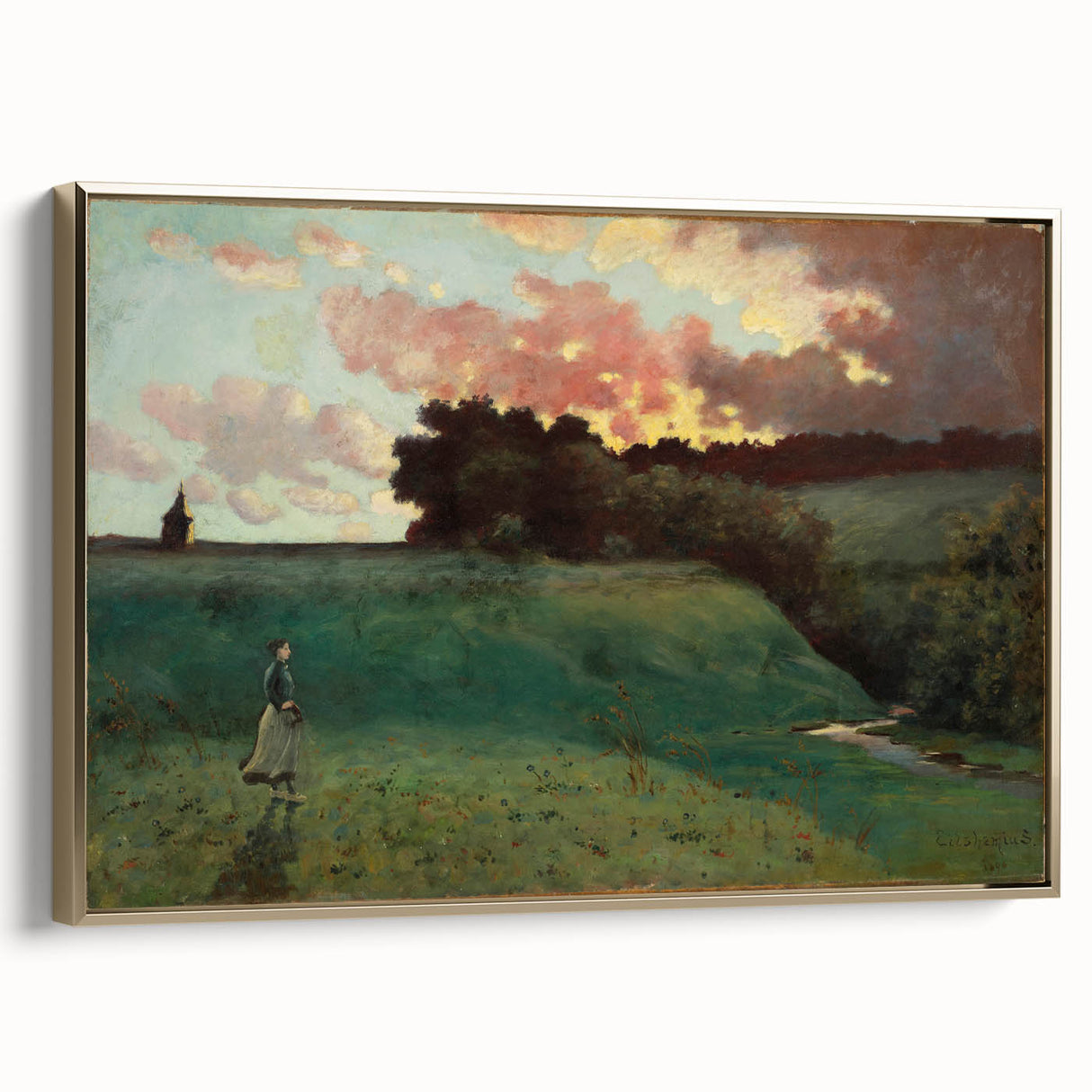 Modern Wall Art - Stormy Landscape by Louis Michel Eilshemius