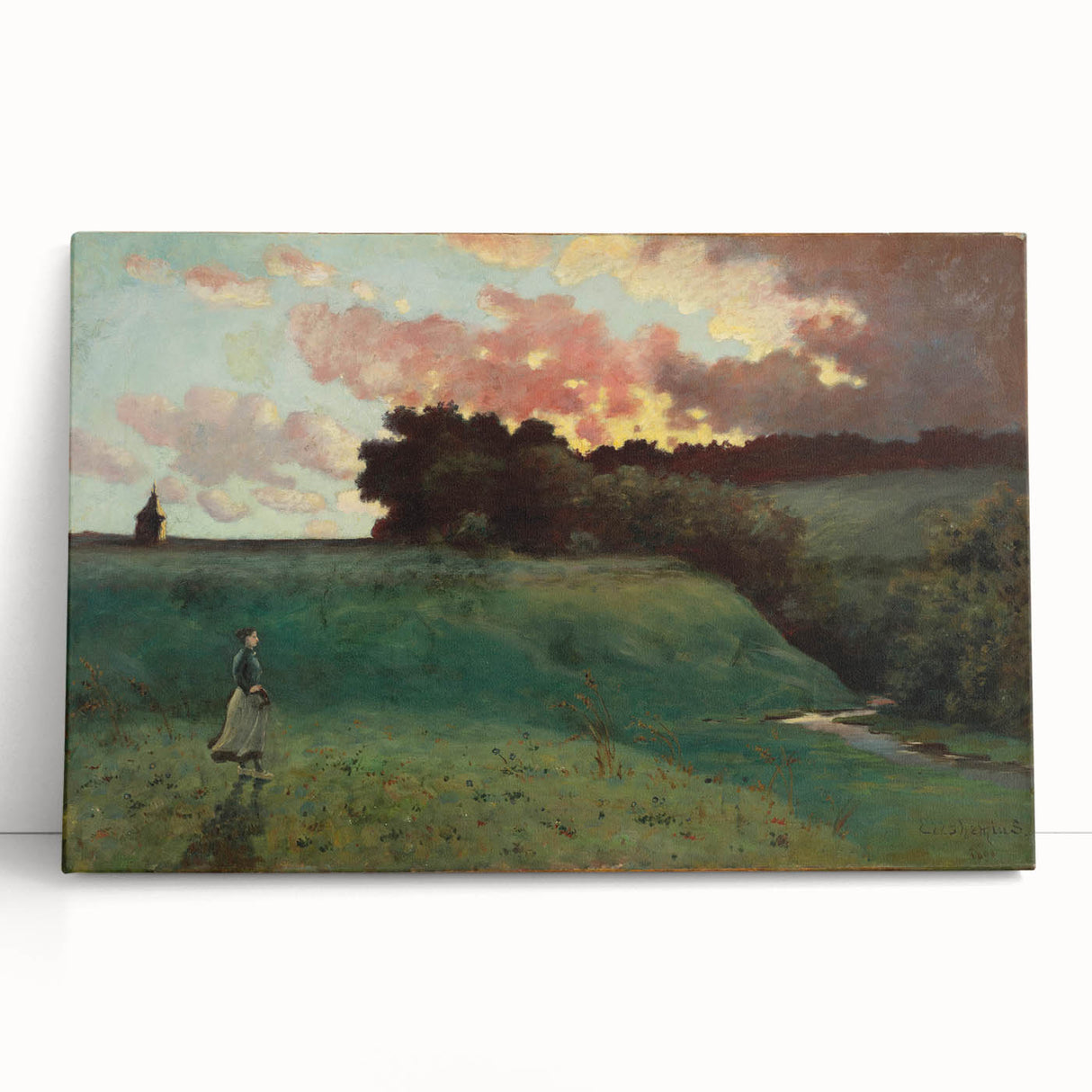 Modern Wall Art - Stormy Landscape by Louis Michel Eilshemius