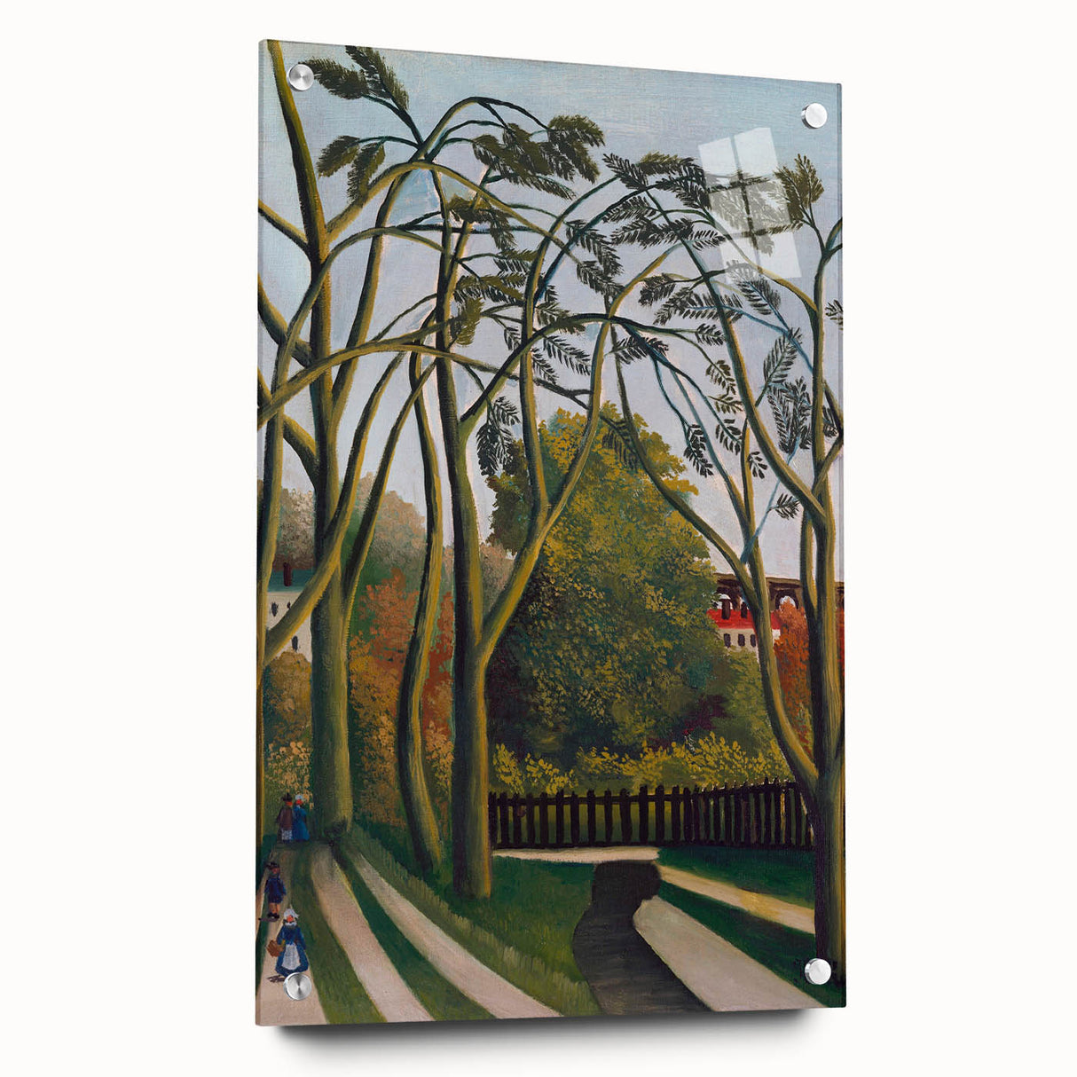 Modern Wall Art - The Banks of the Bièvre | Abstract Minimalist Print