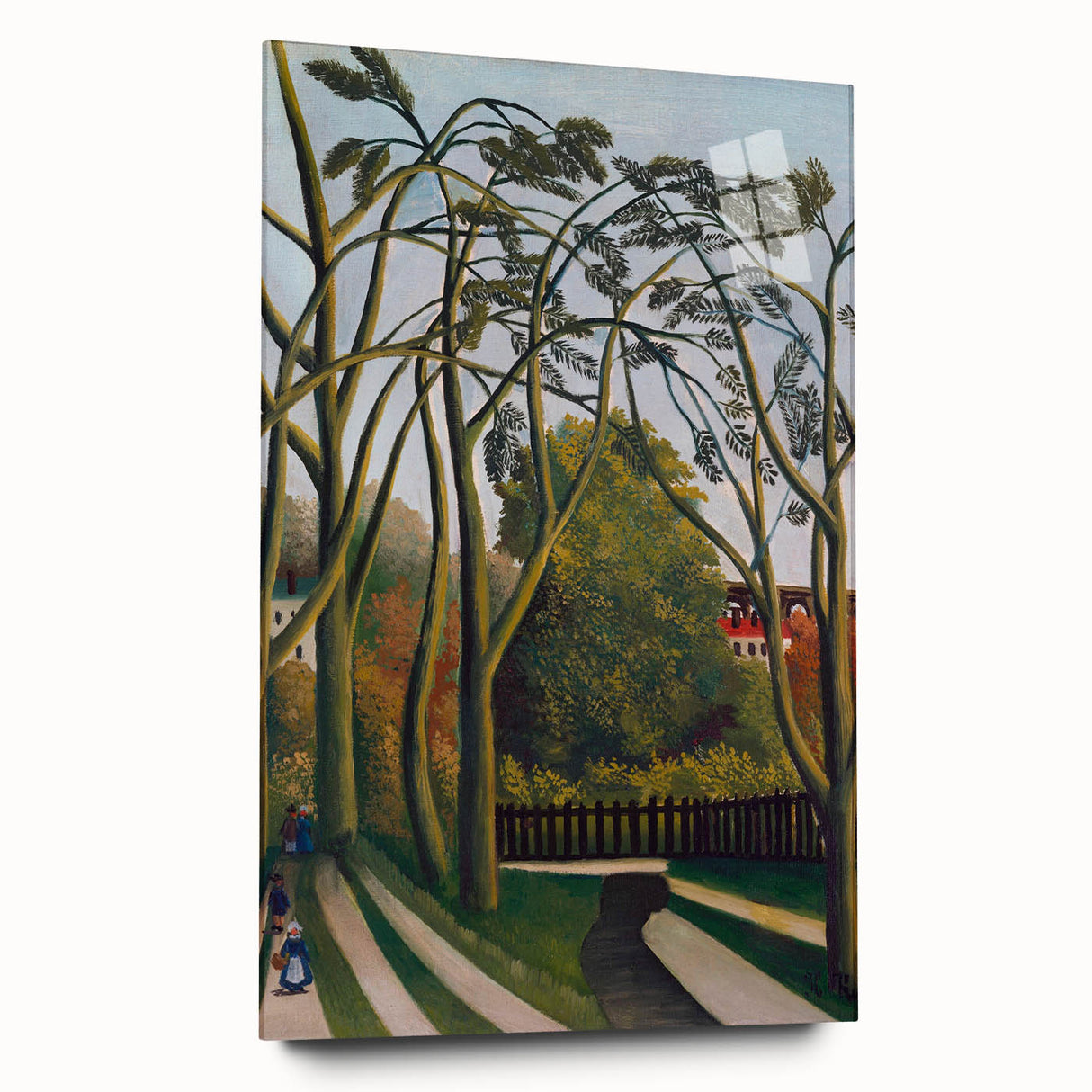 Modern Wall Art - The Banks of the Bièvre | Abstract Minimalist Print