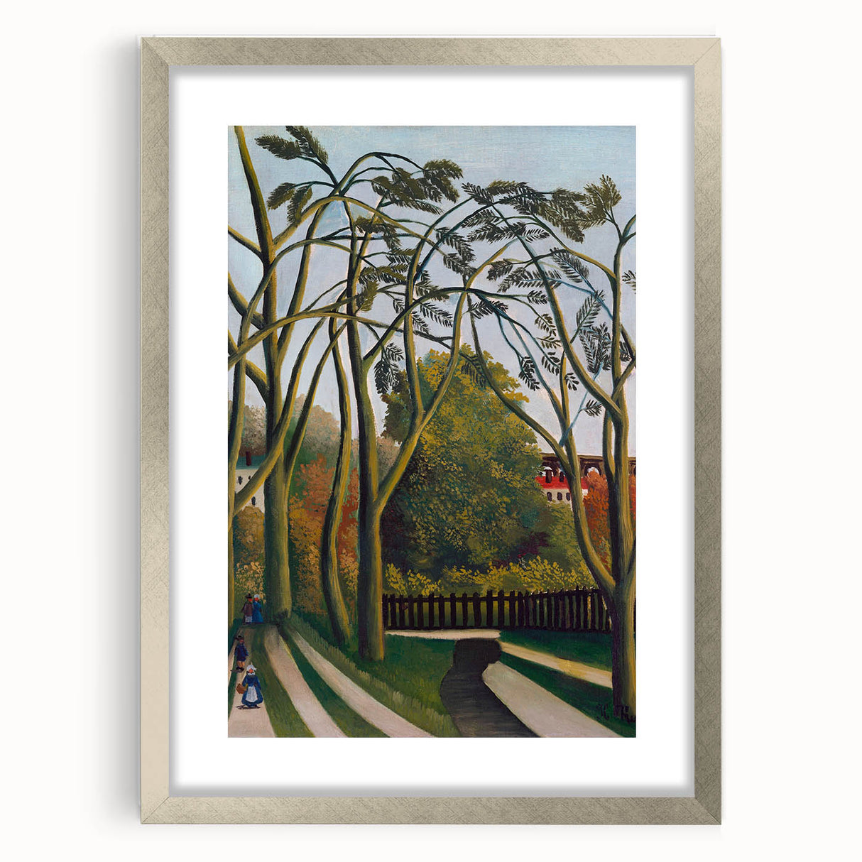 Modern Wall Art - The Banks of the Bièvre | Abstract Minimalist Print