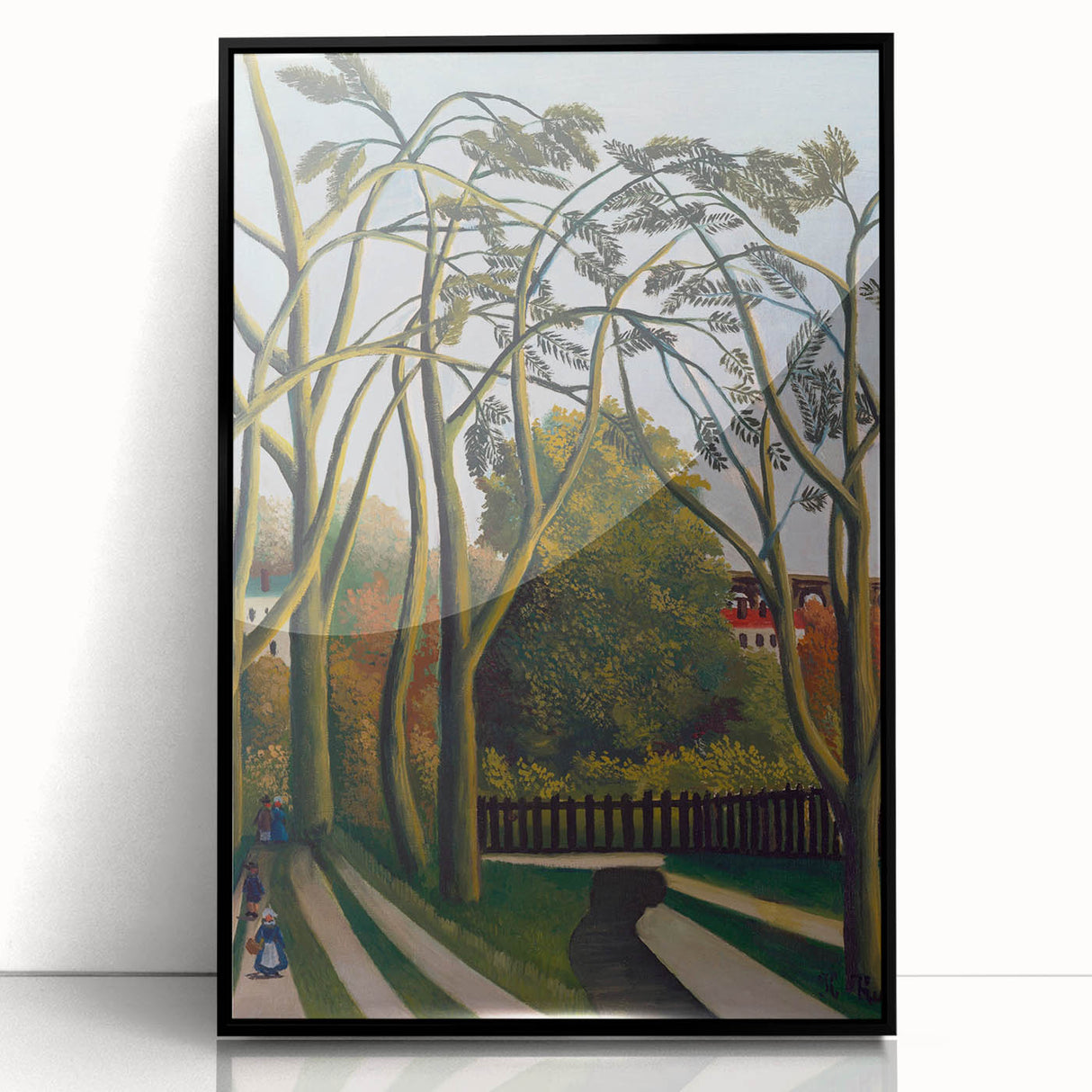 Modern Wall Art - The Banks of the Bièvre | Abstract Minimalist Print