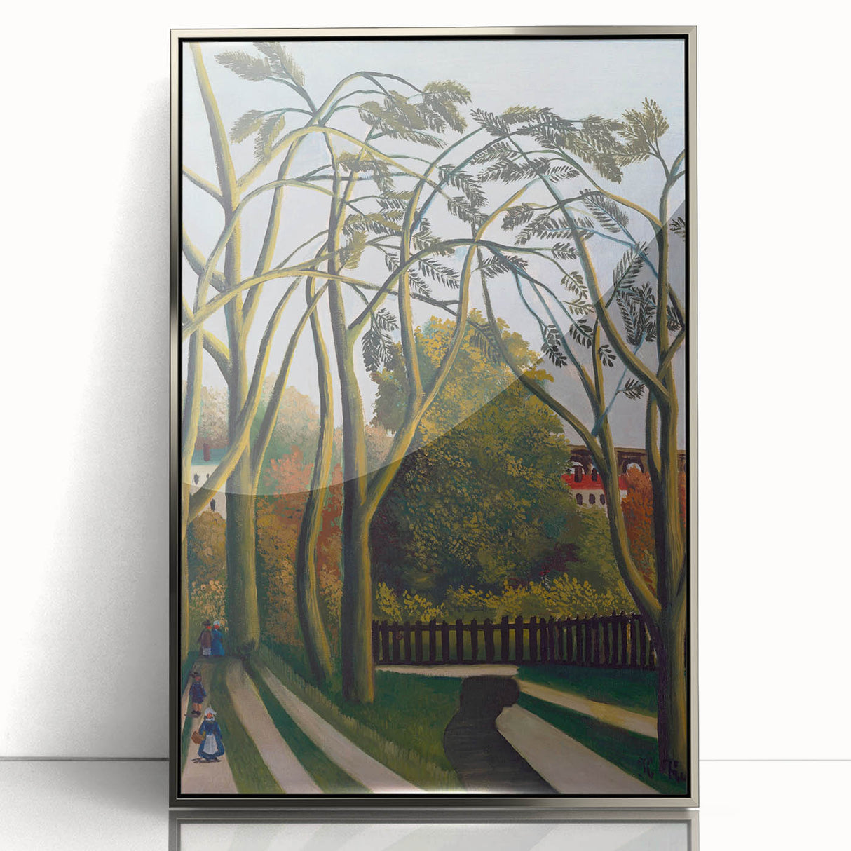 Modern Wall Art - The Banks of the Bièvre | Abstract Minimalist Print