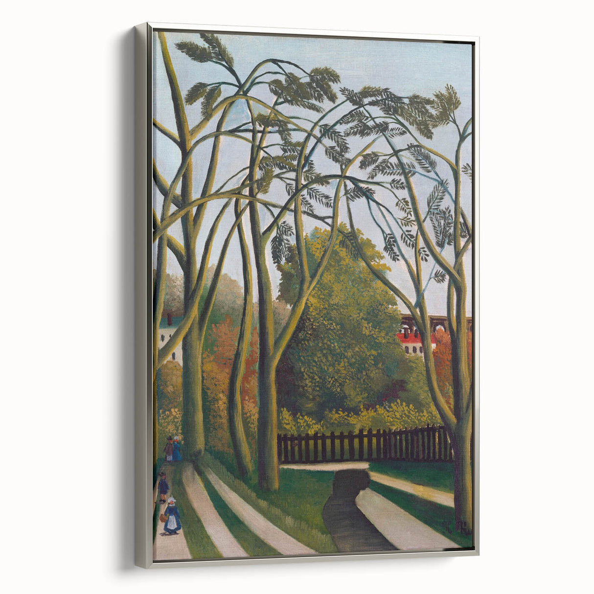 Modern Wall Art - The Banks of the Bièvre | Abstract Minimalist Print