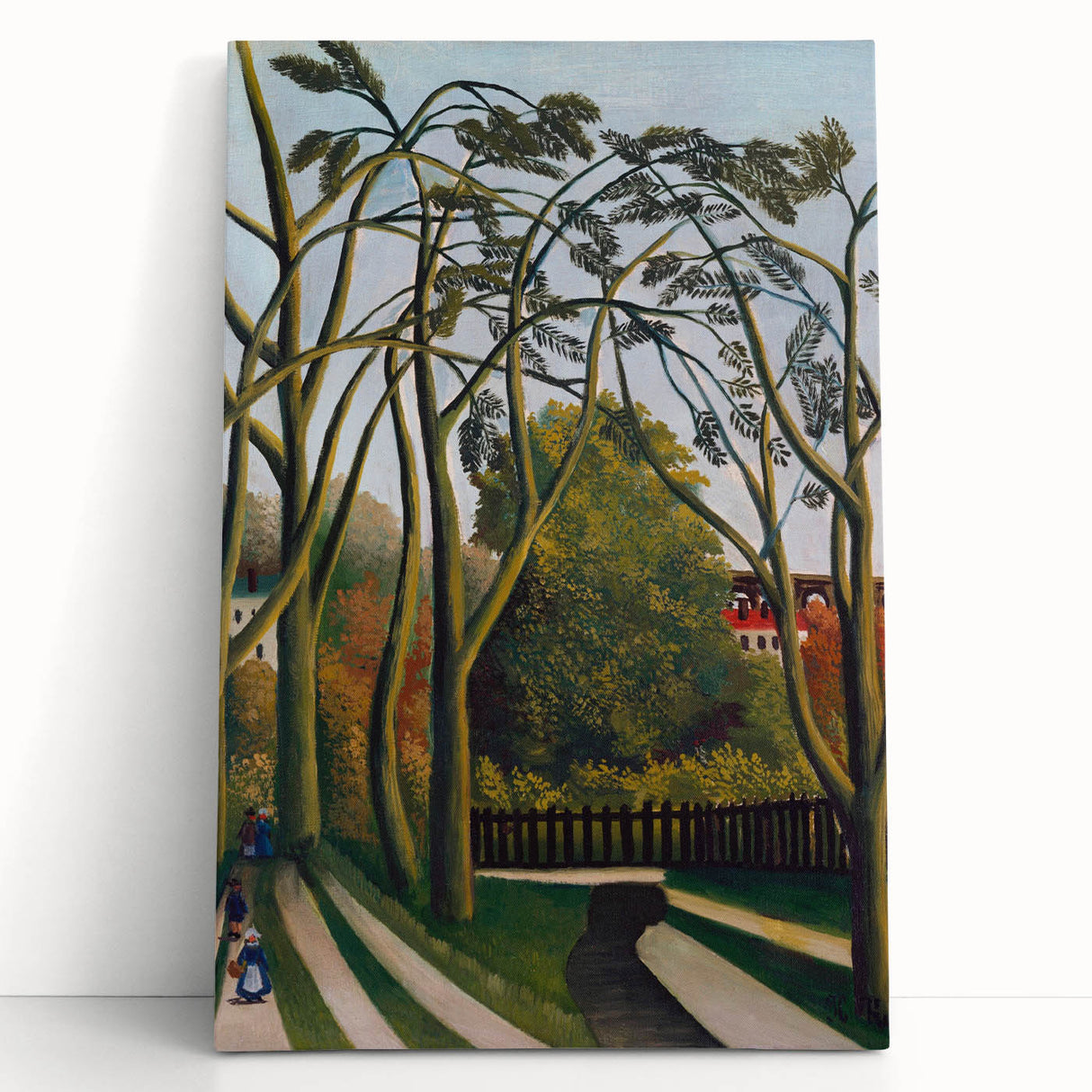 Modern Wall Art - The Banks of the Bièvre | Abstract Minimalist Print