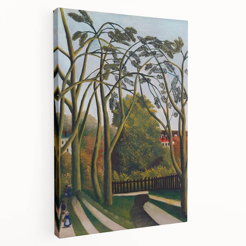 Modern Wall Art - The Banks of the Bièvre | Abstract Minimalist Print