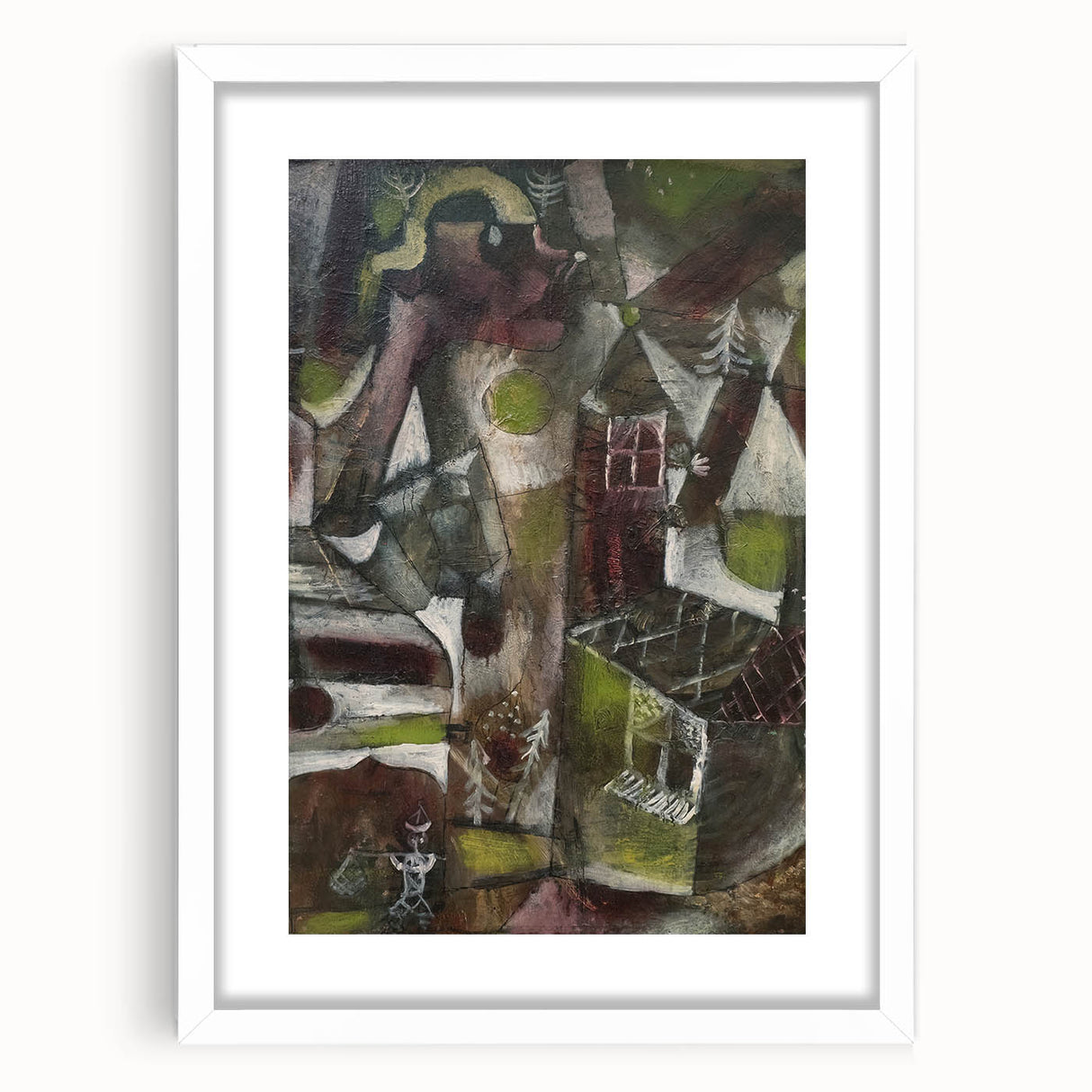 Modern Wall Art - Swamp Legend | Abstract Contemporary Art Print