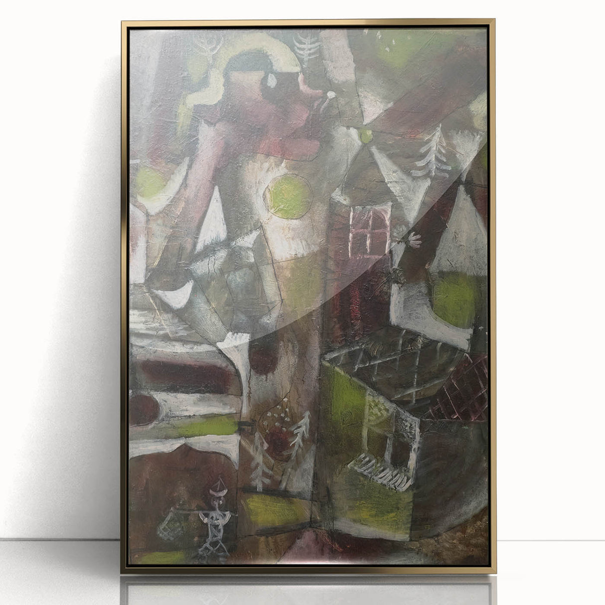 Modern Wall Art - Swamp Legend | Abstract Contemporary Art Print