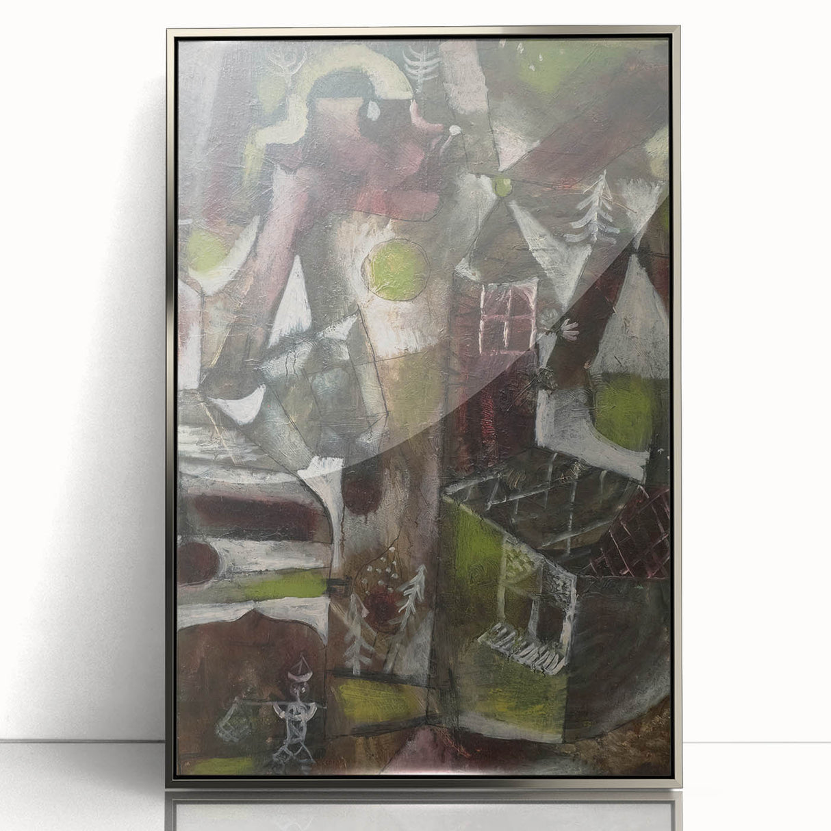 Modern Wall Art - Swamp Legend | Abstract Contemporary Art Print