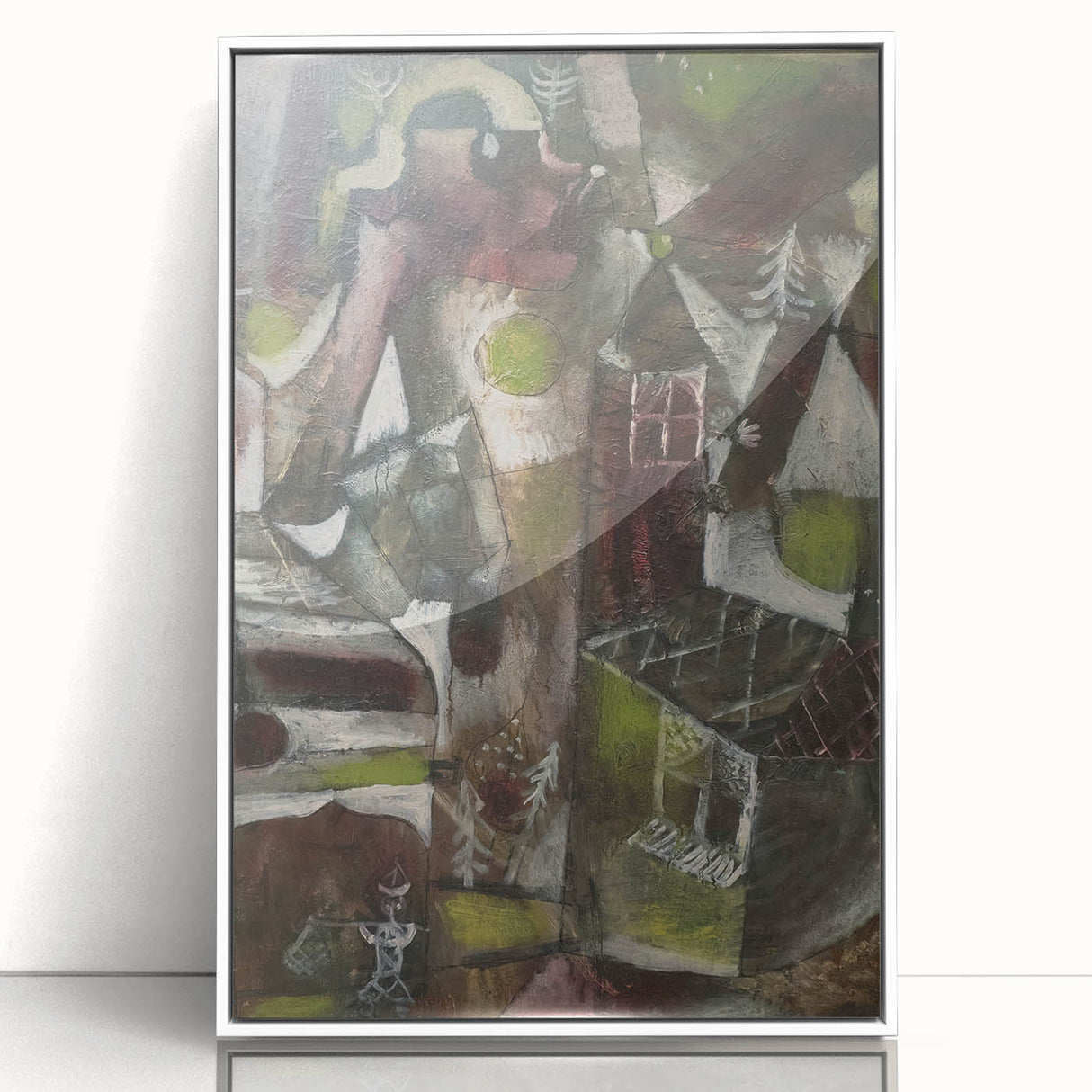 Modern Wall Art - Swamp Legend | Abstract Contemporary Art Print