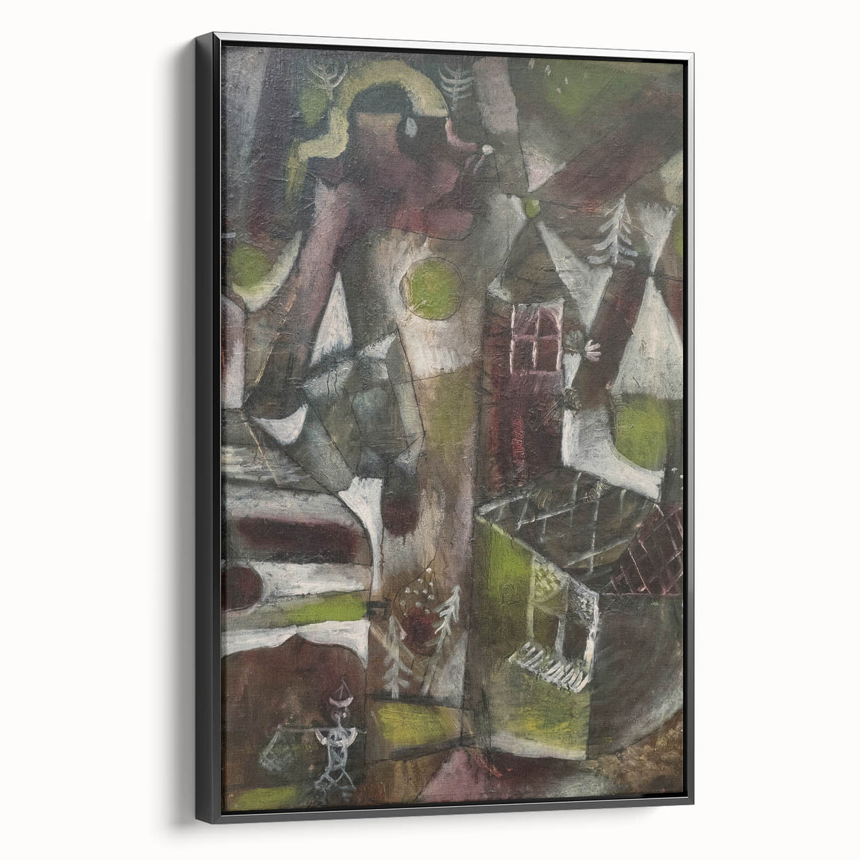 Modern Wall Art - Swamp Legend | Abstract Contemporary Art Print