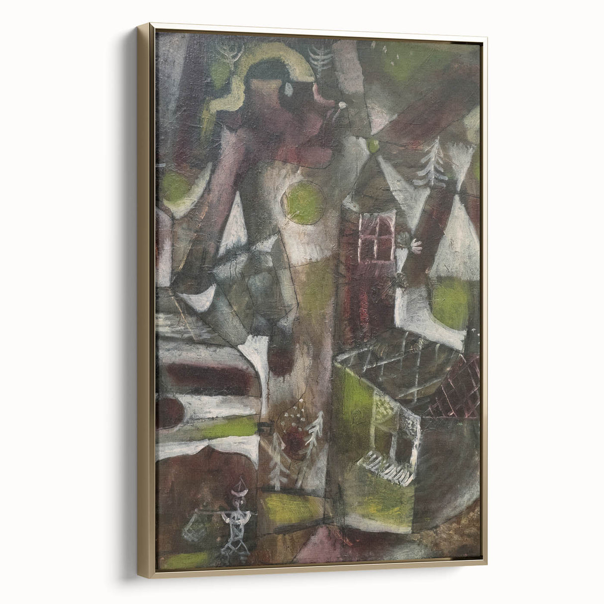 Modern Wall Art - Swamp Legend | Abstract Contemporary Art Print