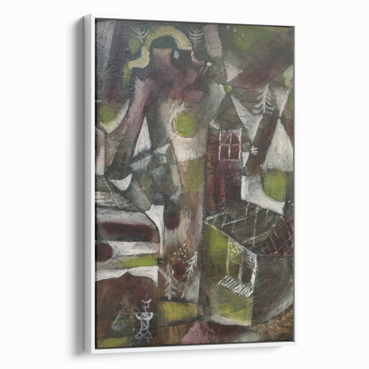 Modern Wall Art - Swamp Legend | Abstract Contemporary Art Print
