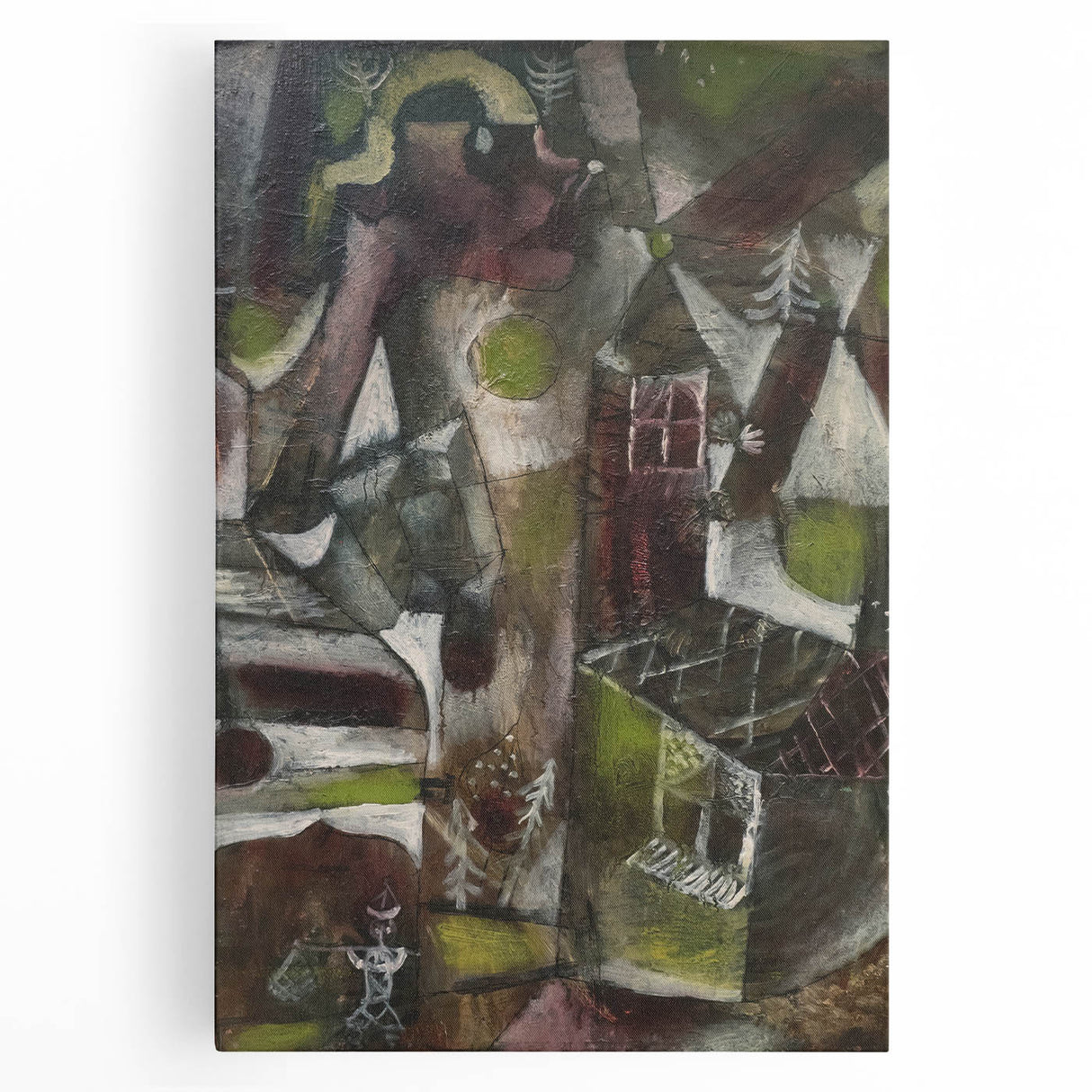 Modern Wall Art - Swamp Legend | Abstract Contemporary Art Print