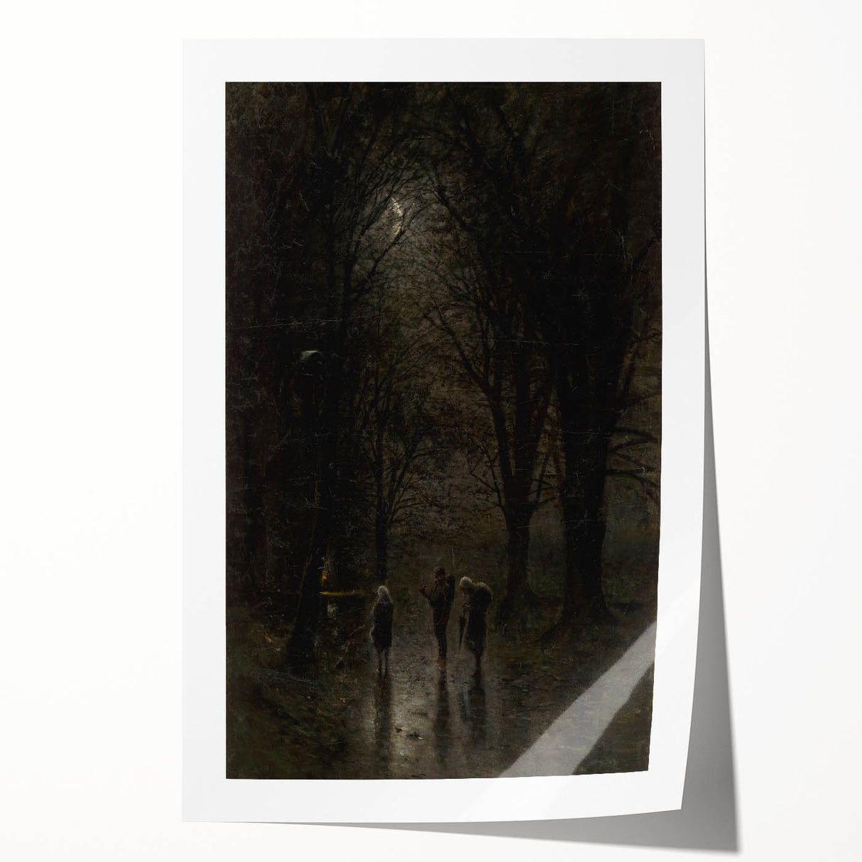 Modern Wall Art - Night Travelers | Moody Contemporary Landscape Print