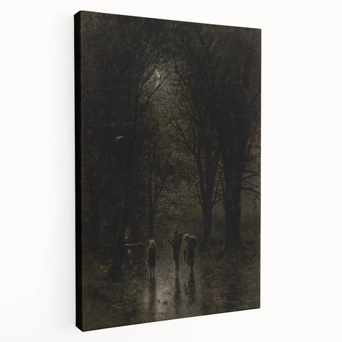 Modern Wall Art - Night Travelers | Moody Contemporary Landscape Print